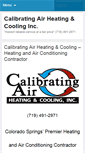 Mobile Screenshot of calibratingair.com